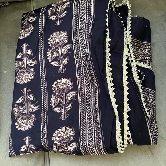 Brand new high waist slit sides short above ankle length pants kurta - Picture 3 of 8